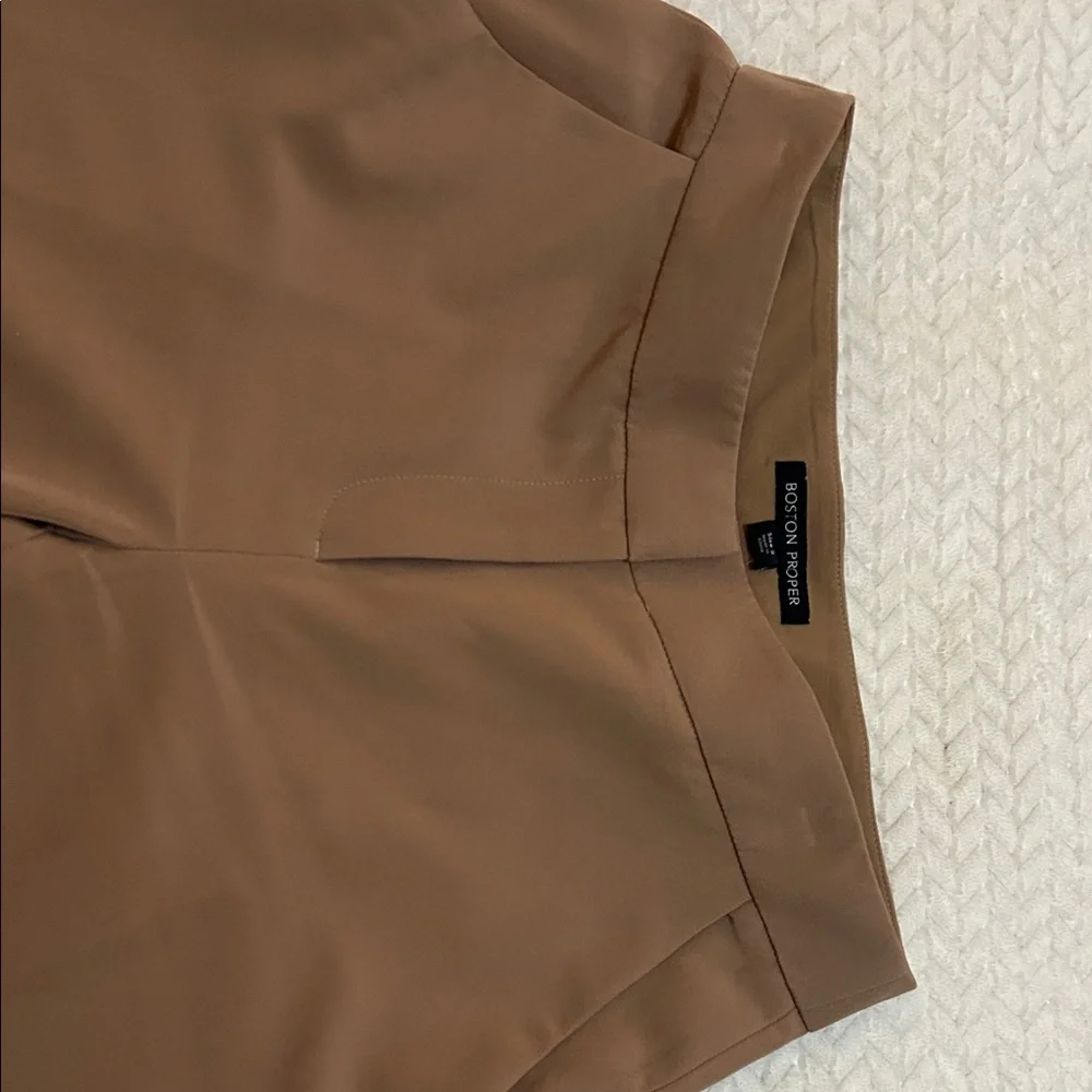 Set of 4 like-new Boston Proper Women's Trousers - Red, Tan, Pink, Cream - Picture 6 of 7